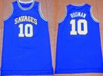 Men's Oklahoma State University #10 Dennis Rodman Blue College Basketball Swingman Jersey Nba