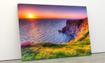 CLIFFS OF MOHER AT SUNSET SEA HOUSE DECOR LANDSCAPE PAINTING