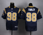 Nike St. Louis Rams #98 Nick Fairley Navy Blue Elite Jersey Nfl