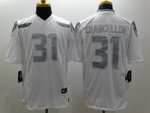 Nike Seattle Seahawks #31 Kam Chancellor Platinum White Limited Jersey Nfl