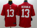 Nike New York Giants #13 Odell Beckham Jr Red Limited Jersey Nfl