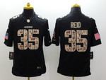 Nike San Francisco 49Ers #35 Eric Reid Salute To Service Black Limited Jersey Nfl