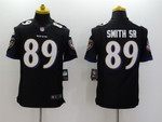 Nike Baltimore Ravens #89 Steve Smith Sr 2013 Black Limited Jersey Nfl