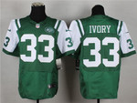 Nike New York Jets #33 Chris Ivory Green Elite Jersey Nfl