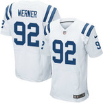 Nike Indianapolis Colts #92 Bjorn Werner White Elite Jersey Nfl