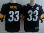 Nike Pittsburgh Steelers #33 Merril Hodge Black Elite Jersey Nfl