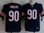 Nike Chicago Bears #90 Jeremiah Ratliff Blue Elite Jersey Nfl