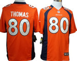 Nike Denver Broncos #80 Julius Thomas Orange Game Jersey Nfl
