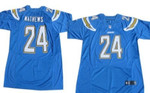 Nike San Diego Chargers #24 Ryan Mathews 2013 Light Blue Elite Jersey Nfl