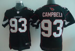 Nike Arizona Cardinals #93 Calais Campbell Black Elite Jersey Nfl