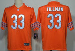 Nike Chicago Bears #33 Charles Tillman Orange Game Jersey Nfl