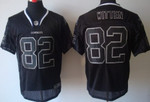 Nike Dallas Cowboys #82 Jason Witten Lights Out Black Elite Jersey Nfl