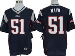Nike New England Patriots #51 Jerod Mayo Blue Elite Jersey Nfl