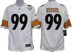 Nike Pittsburgh Steelers #99 Brett Keisel White Limited Jersey Nfl