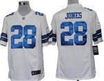 Nike Dallas Cowboys #28 Felix Jones White Limited Jersey Nfl