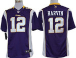 Nike Minnesota Vikings #12 Percy Harvin Purple Limited Jersey Nfl
