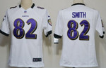 Nike Baltimore Ravens #82 Torrey Smith White Game Jersey Nfl