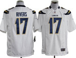 Nike San Diego Chargers #17 Philip Rivers White Game Jersey Nfl