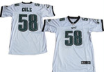 Nike Philadelphia Eagles #58 Trent Cole White Elite Jersey Nfl