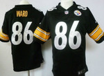 Nike Pittsburgh Steelers #86 Hines Ward Black Game Jersey Nfl