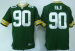 Nike Green Bay Packers #90 B.J. Raji Green Game Jersey Nfl