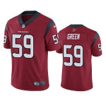 Men's Houston Texans #59 Kenyon Green Red Vapor Untouchable Limited Stitched Jersey Nfl