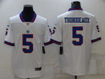 Men's New York Giants #5 Kayvon Thibodeaux White Vapor Untouchable Limited Stitched Jersey Nfl