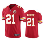 Men's Kansas City Chiefs #21 Trent Mcduffie Red Vapor Untouchable Limited Stitched Football Jersey Nfl