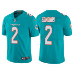 Men's Miami Dolphins #2 Chase Edmonds Aqua Vapor Untouchable Limited Stitched Football Jersey Nfl