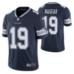 Men's Dallas Cowboys #19 Chris Naggar Navy Vapor Limited Stitched Jersey Nfl