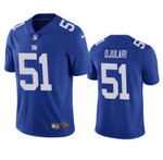 Men's New York Giants #51 Azeez Ojulari Blue Vapor Untouchable Limited Stitched Jersey Nfl