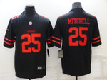 Nike San Francisco 49Ers #25 Elijah Mitchell Black Vapor Limited Jersey Nfl