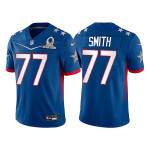 Men's Dallas Cowboys #77 Tyron Smith 2022 Royal NFC Pro Bowl Stitched Jersey Nfl
