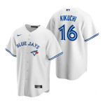 Men's Toronto Blue Jays #16 Yusei Kikuchi White Cool Base Stitched Jersey Mlb