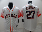 Men's Houston Astros #27 Jose Altuve White Nike Drift Fashion Cool Base Jersey Mlb
