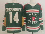 Men Minnesota Wild 14 Erikssonek Green Classic Edition 2022 Adidas NHL Jersey Nhl