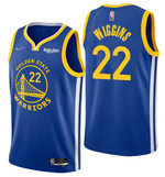 Men's Golden State Warriors #22 Andrew Wiggins 2022 Royal 75Th Anniversary Stitched Jersey Nba