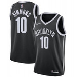 Men Nike Brooklyn Nets 10 Ben Simmons Icon Edition Swingman Jersey Nba