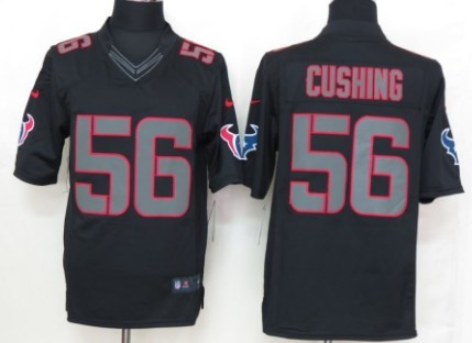 Nike Houston Texans #56 Brian Cushing Black Impact Limited Jersey Nfl