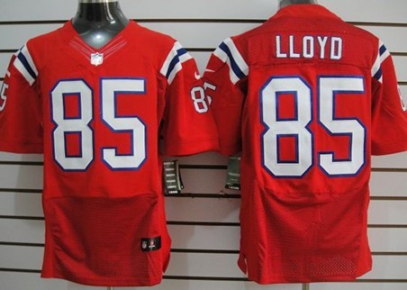 Nike New England Patriots #85 Brandon Lloyd Red Elite Jersey Nfl