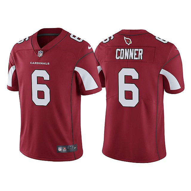 Men's Arizona Cardinals #6 James Conner Red Vapor Limited Nike Jersey Nfl