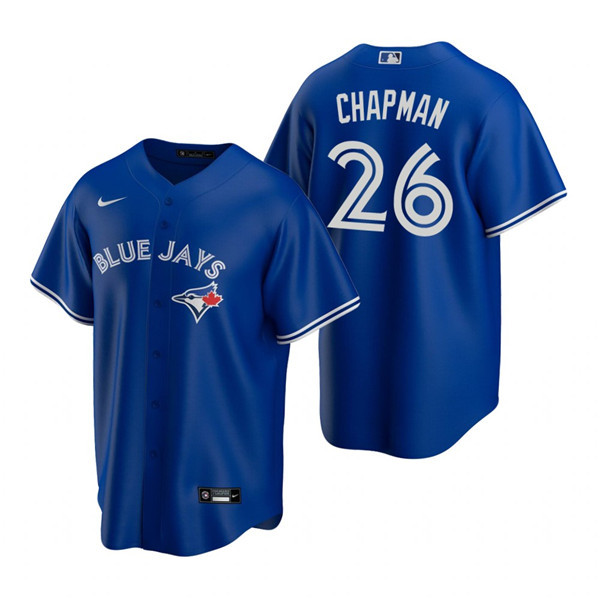 Men's Toronto Blue Jays #26 Matt Chapman Royal Cool Base Stitched Jersey Mlb