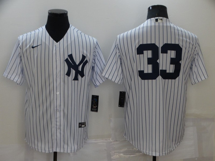 New York Yankees #33 Greg White No Name Stitched MLB Nike Cool Base Jersey Mlb