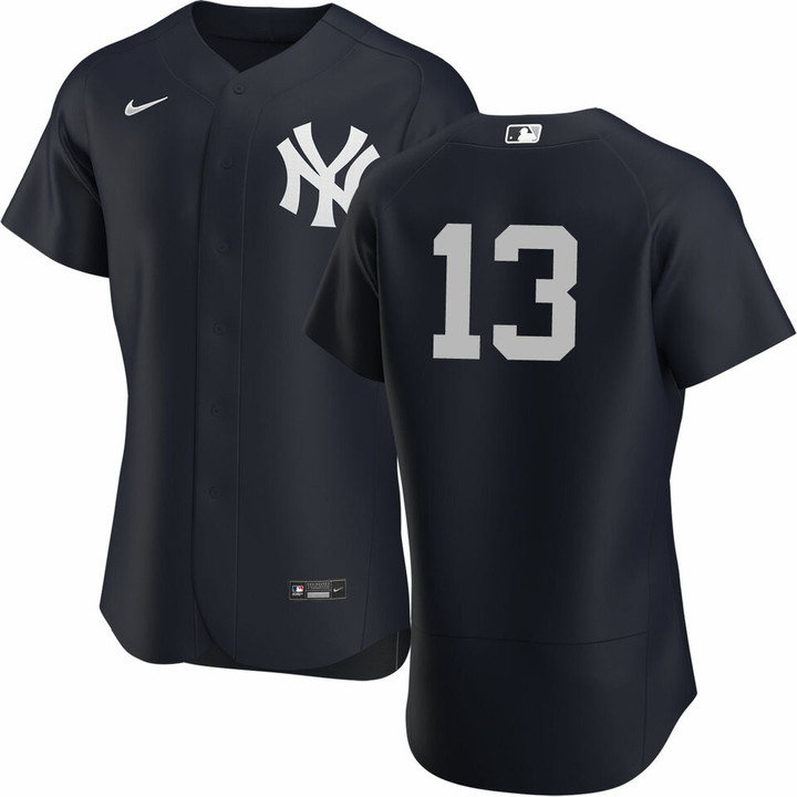 New York Yankees #13 Joey Gallo Men's Nike Black Authentic Alternate MLB Jersey Mlb