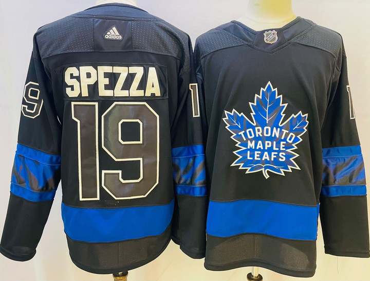Men's Toronto Maple Leafs #19 Jason Spezza Black X Drew House Inside Out Stitched Jersey Nhl
