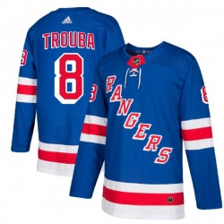 Men Adidas New York Rangers #8 Jacob Trouba Blue Home Stitched NHL Jersey Nhl