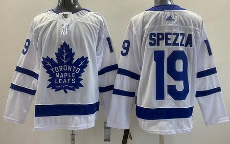 Men's Toronto Maple Leafs #19 Jason Spezza White Authentic Jersey Nhl