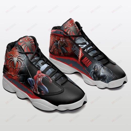 Spider man air jordan 13 sneakers sport shoes jd13 sneakers personalized shoes design - air jordan shoes