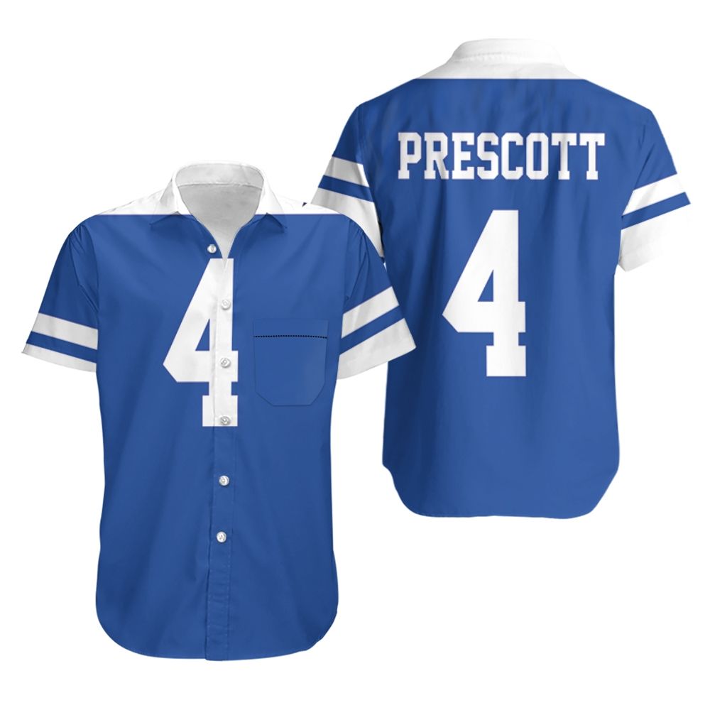 HOT Dallas Cowboys Dak Prescott Hawaiian Shirt1
