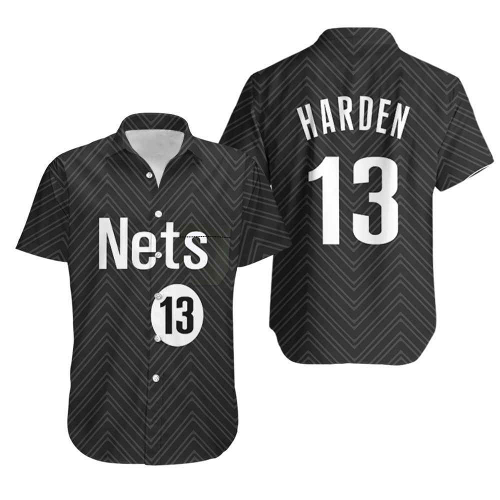 HOT James Harden Nets 2020- 21 Hawaiian Shirt1